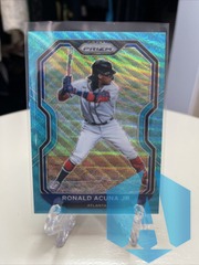 2021 Panini Prizm Teal Wave Prizm Ronald Acuna Jr #7